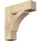 Ekena Millwork Thorton Block Rough Sawn Bracket, Douglas Fir, 4"W x 16"D x 16"H BKT04X16X16THR05RDF - alternate 1